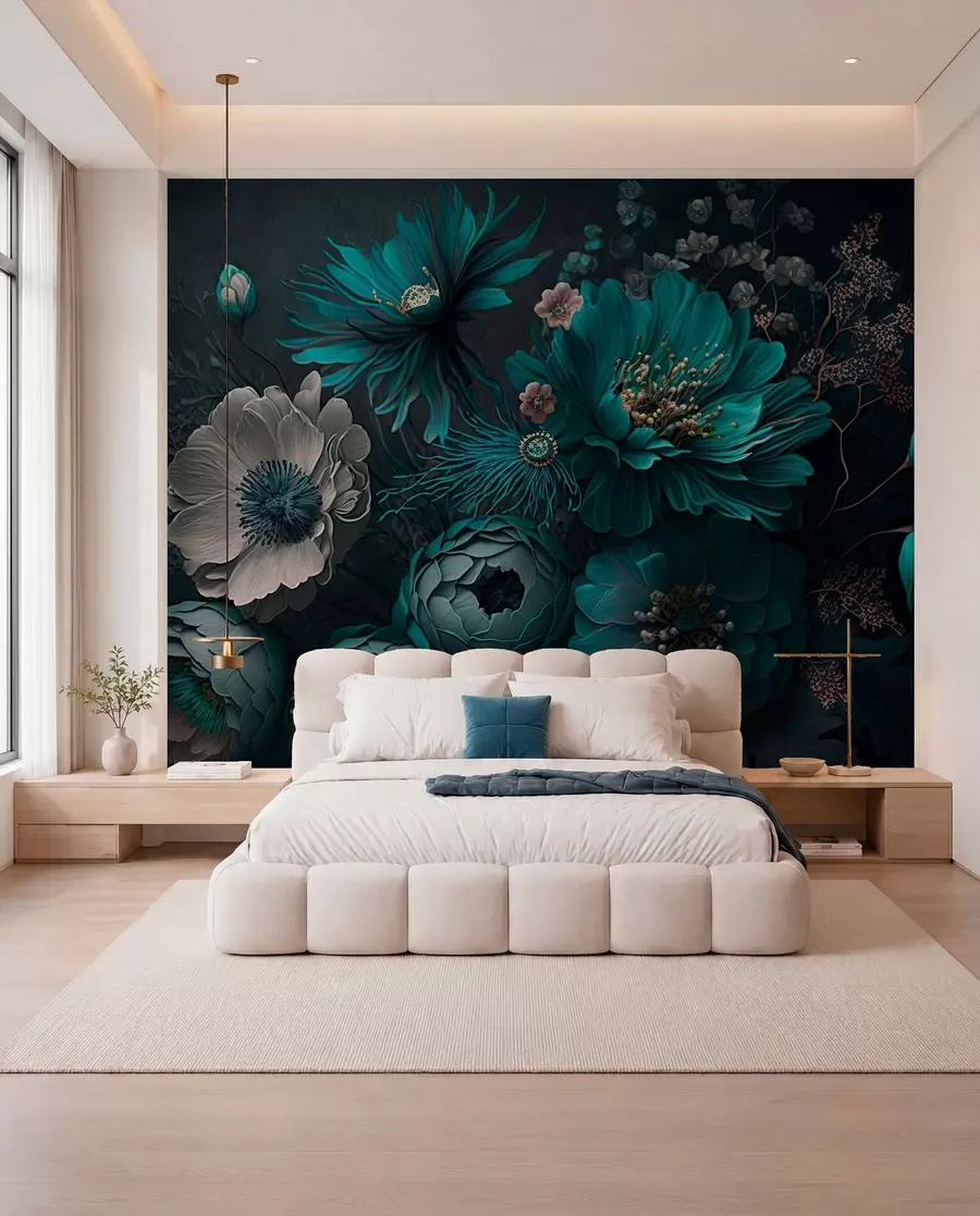 wall murals Morning flowers u75405