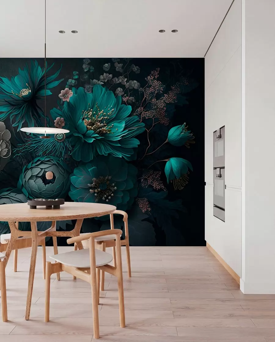 wall murals Morning flowers u75405