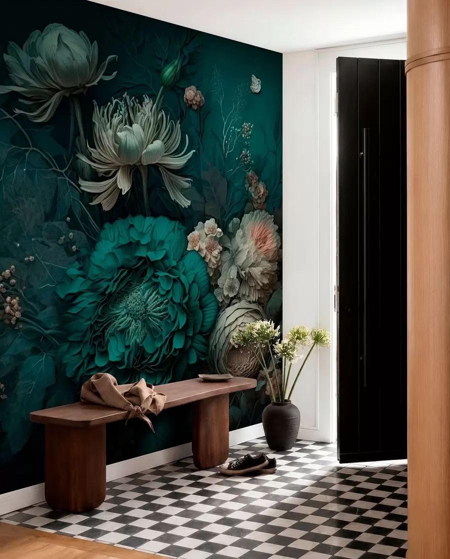 wall murals Flower night u75402