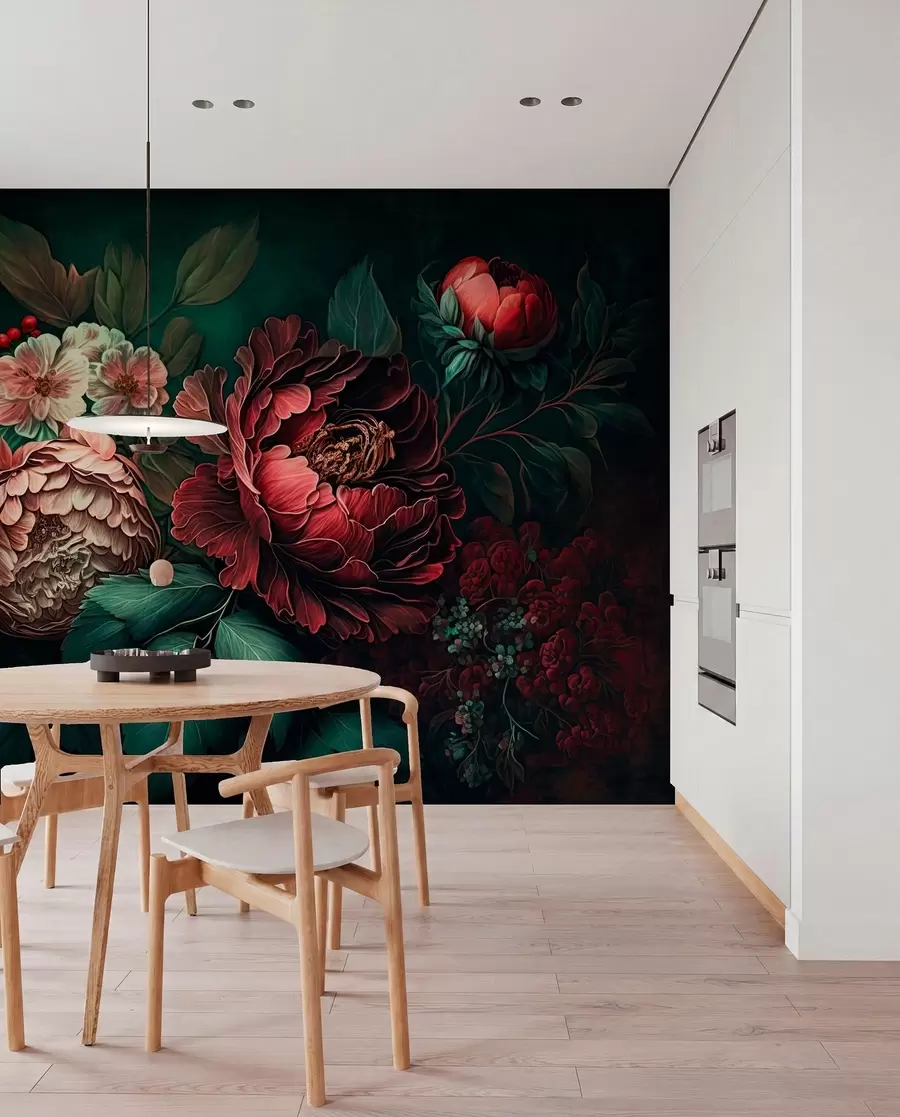 wall murals Evening garden u75412