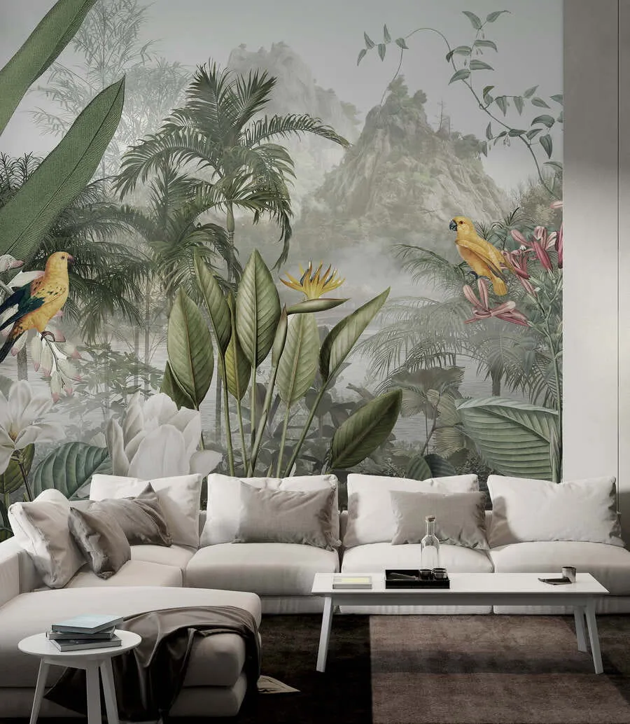 wall murals tropical jungle u95396