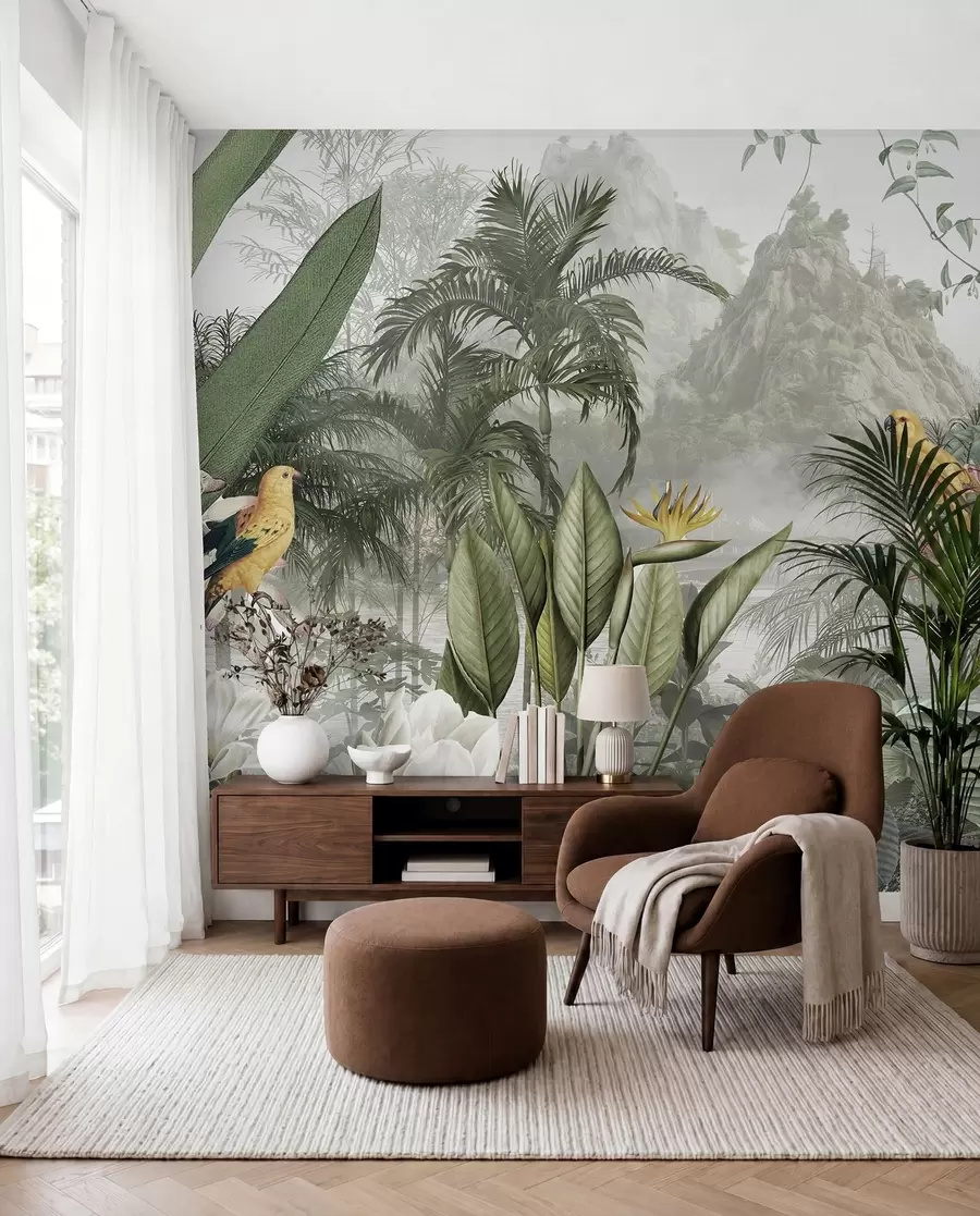 wall murals tropical jungle u95396