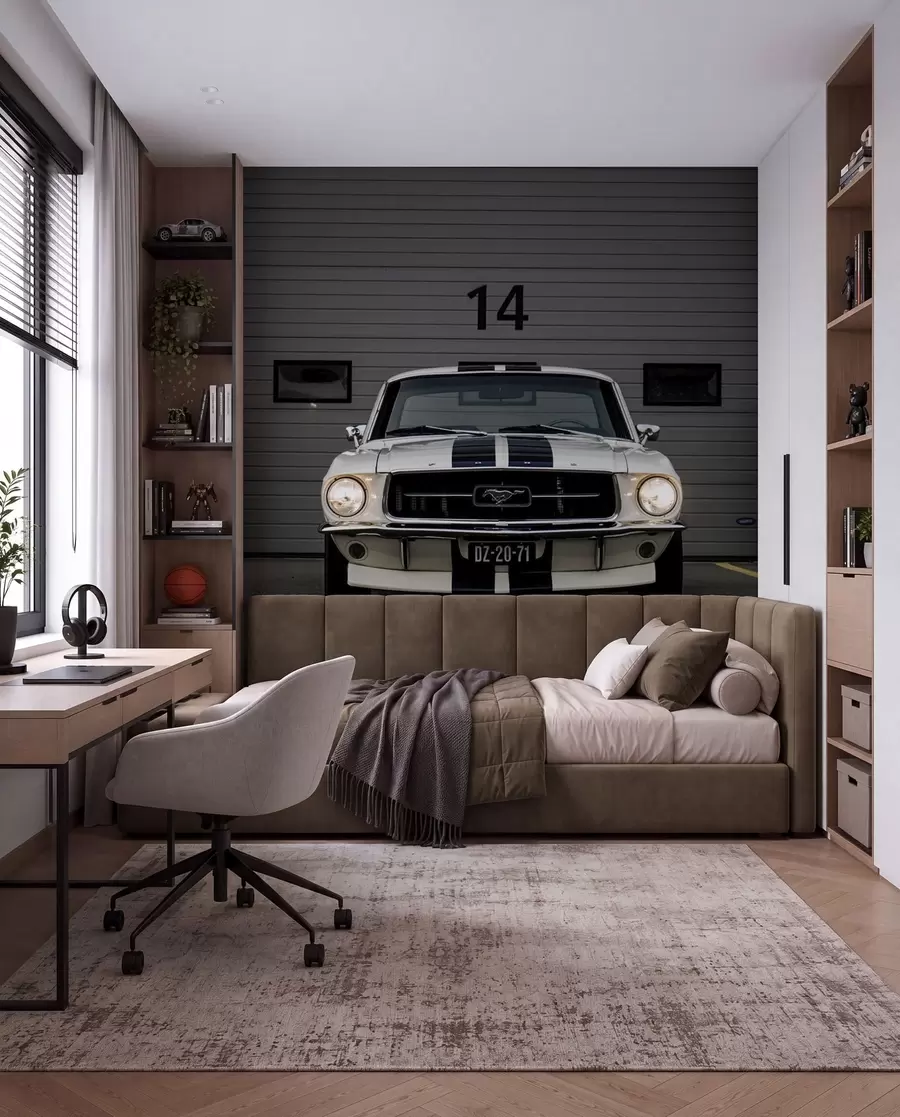 wall murals 1970 Ford Mustang u95536