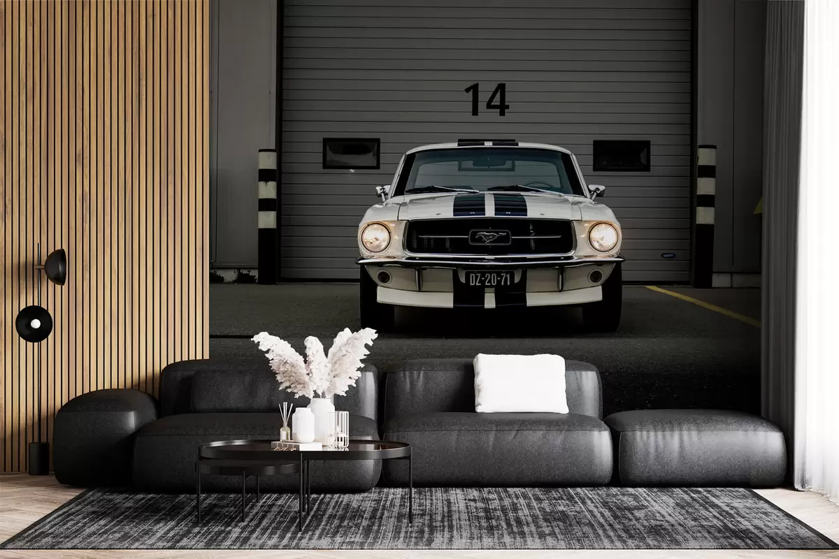 wall murals 1970 Ford Mustang u95536