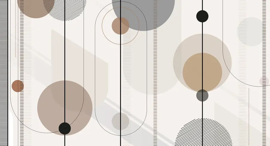 wall murals geometric abstraction u95379