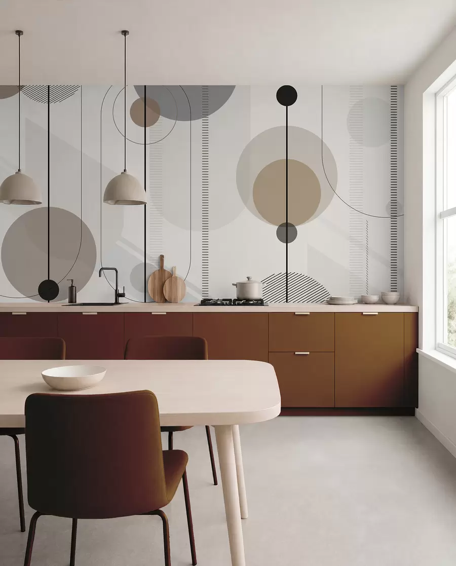 wall murals geometric abstraction u95379