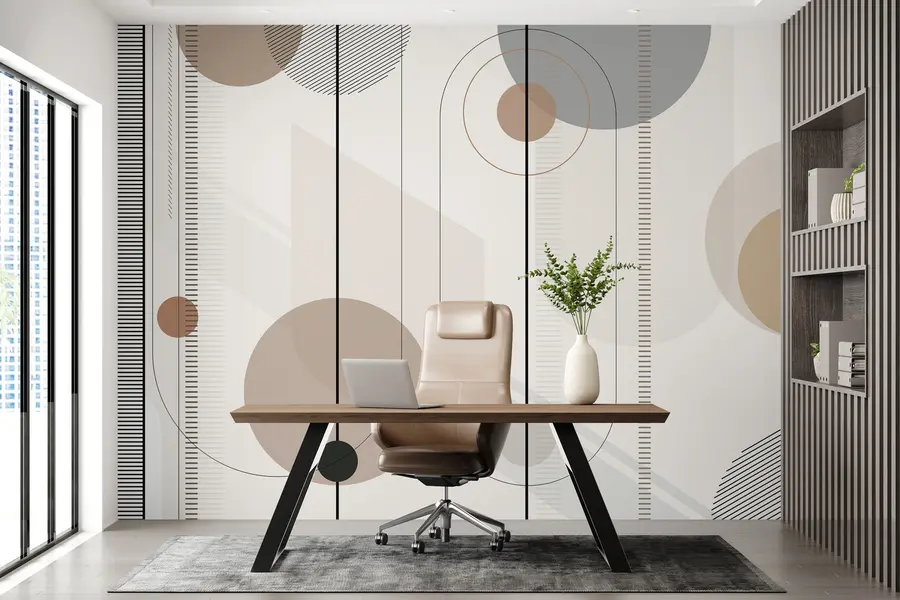 wall murals geometric abstraction u95379