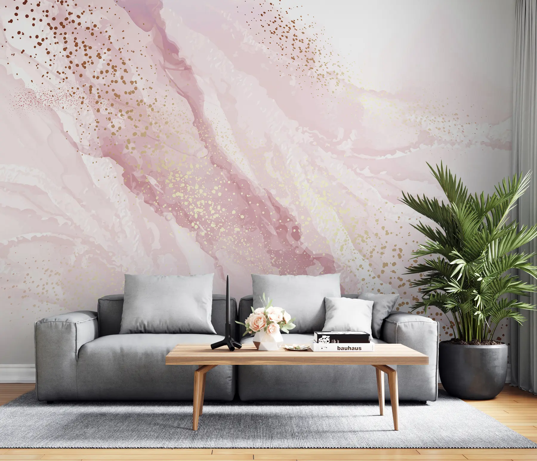 wall murals Abstract painting, imitation of the marble surface of the stone u95846