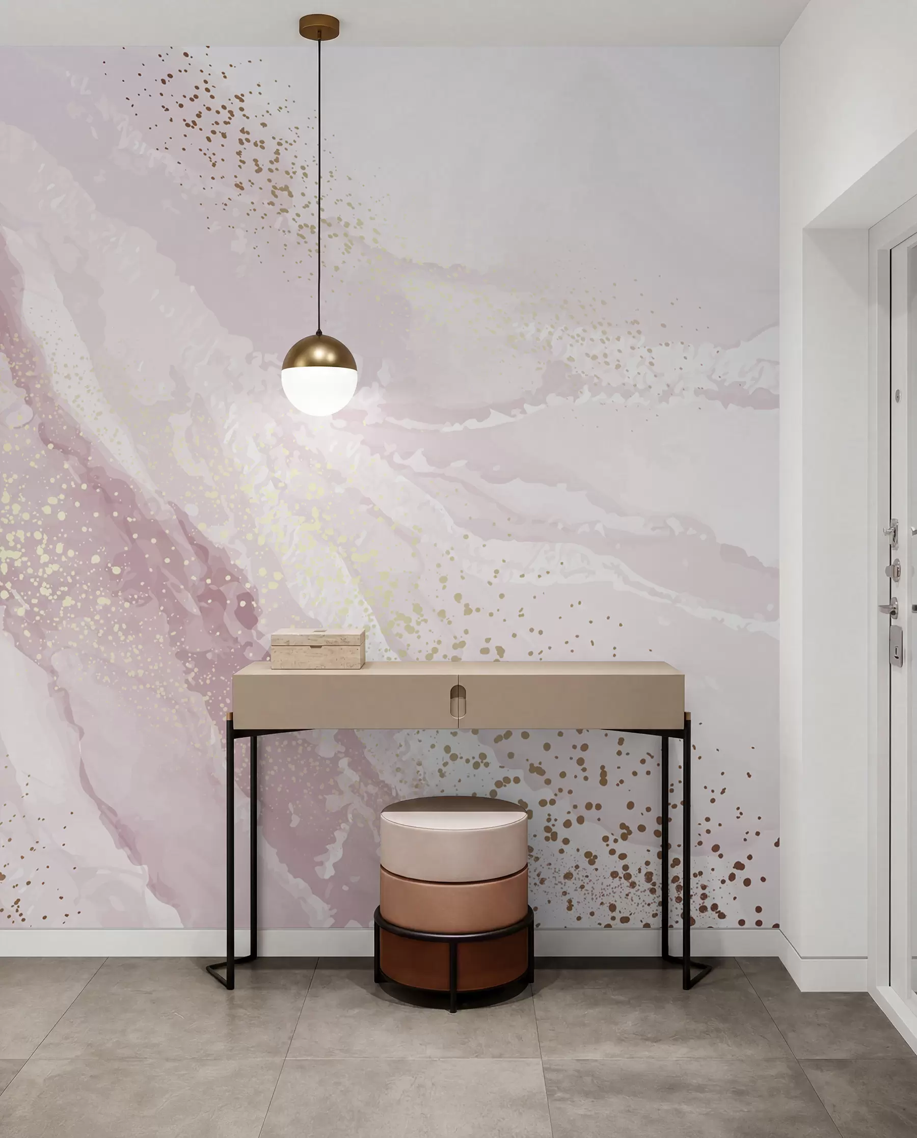 wall murals Abstract painting, imitation of the marble surface of the stone u95846
