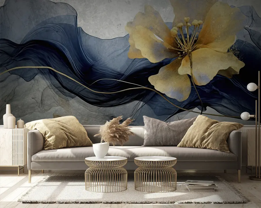 wall murals Watercolor flower u95659