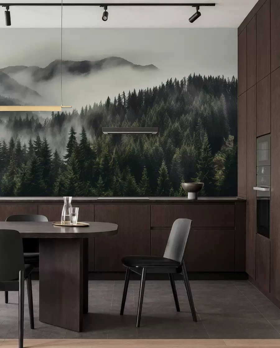 wall murals Mountain landscape and peace u96027