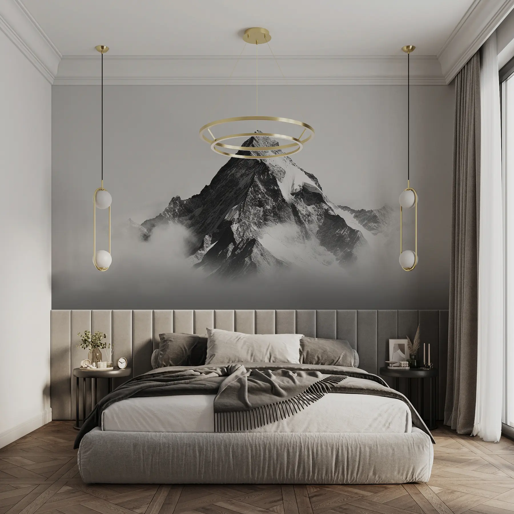 wall murals Mountain landscape relax u96033