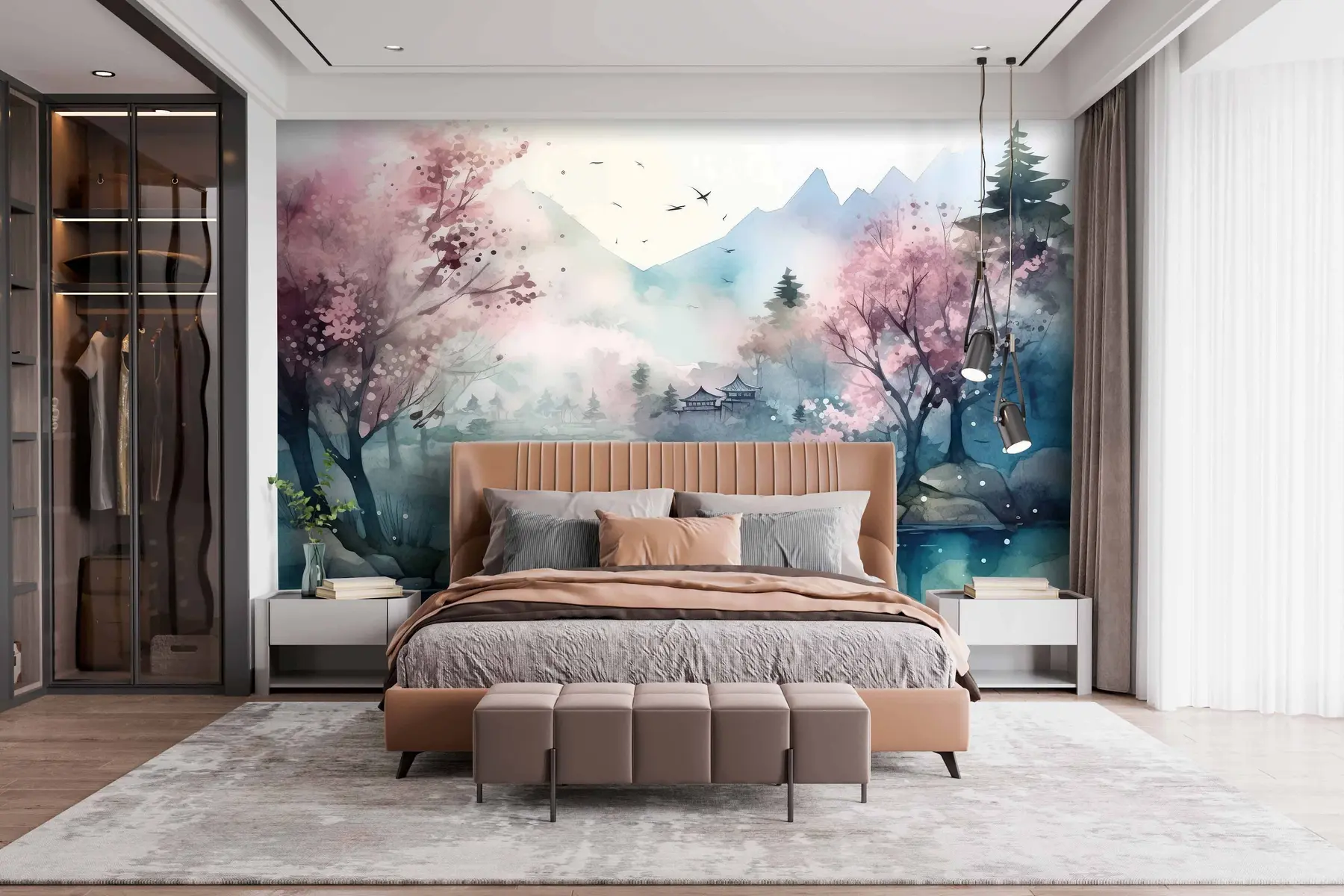 wall murals Bay mountain landscape u96039