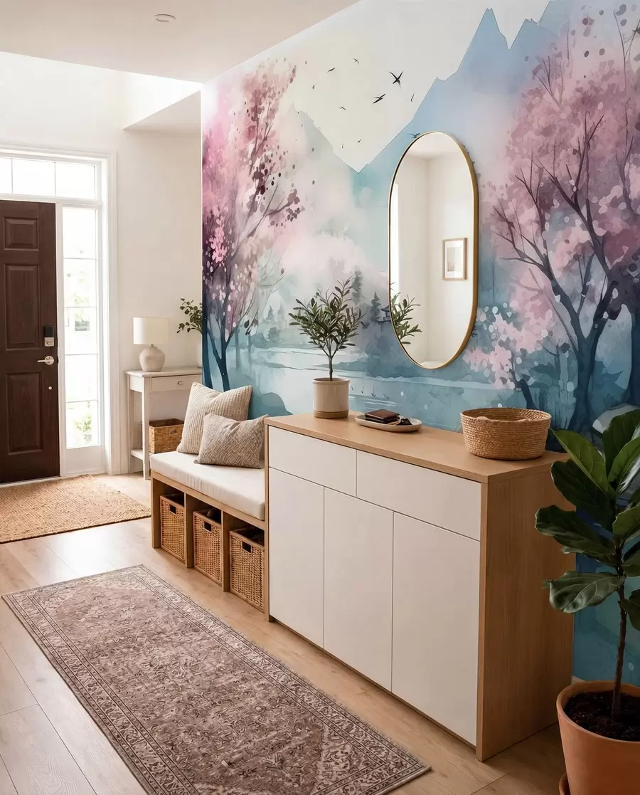 wall murals Bay mountain landscape u96039