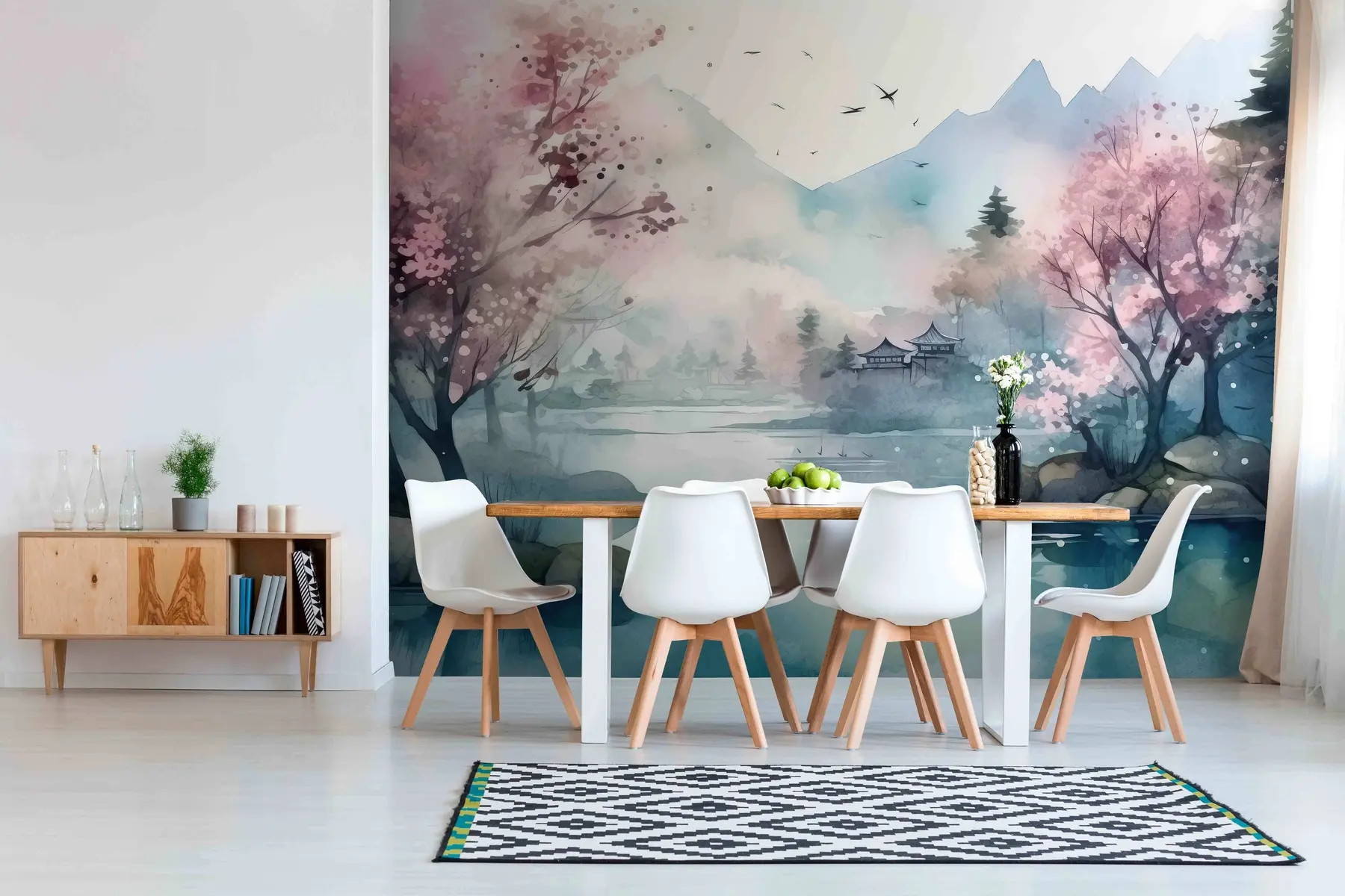 wall murals Bay mountain landscape u96039