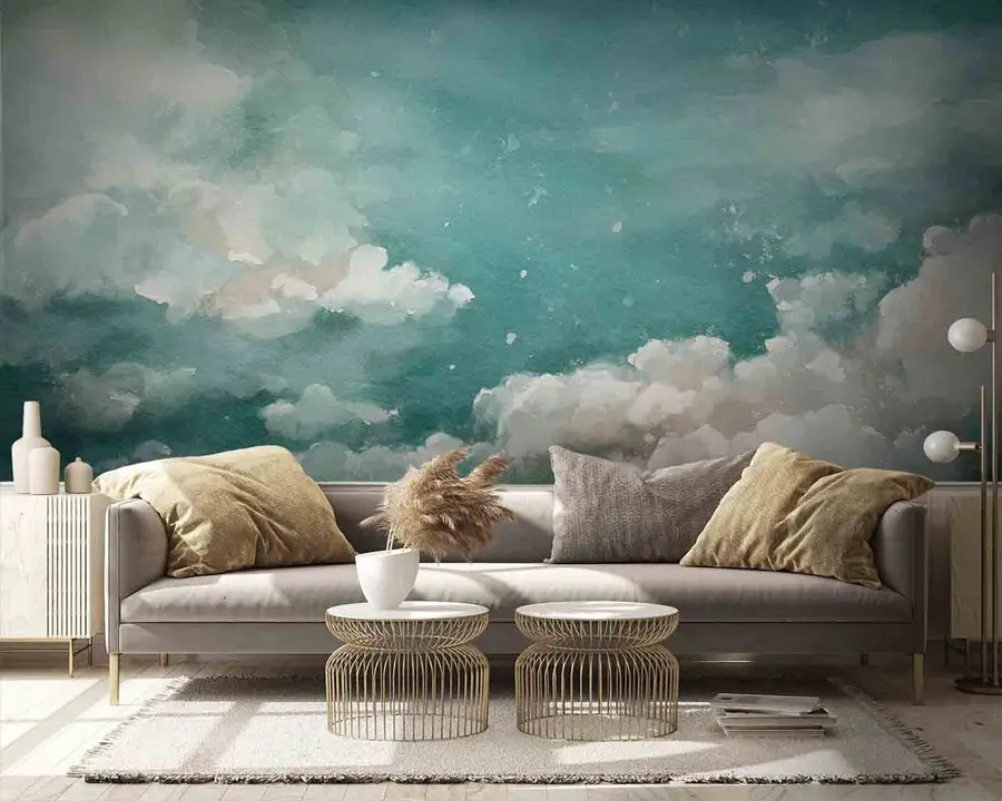 wall murals Sky and clouds in oil u96323