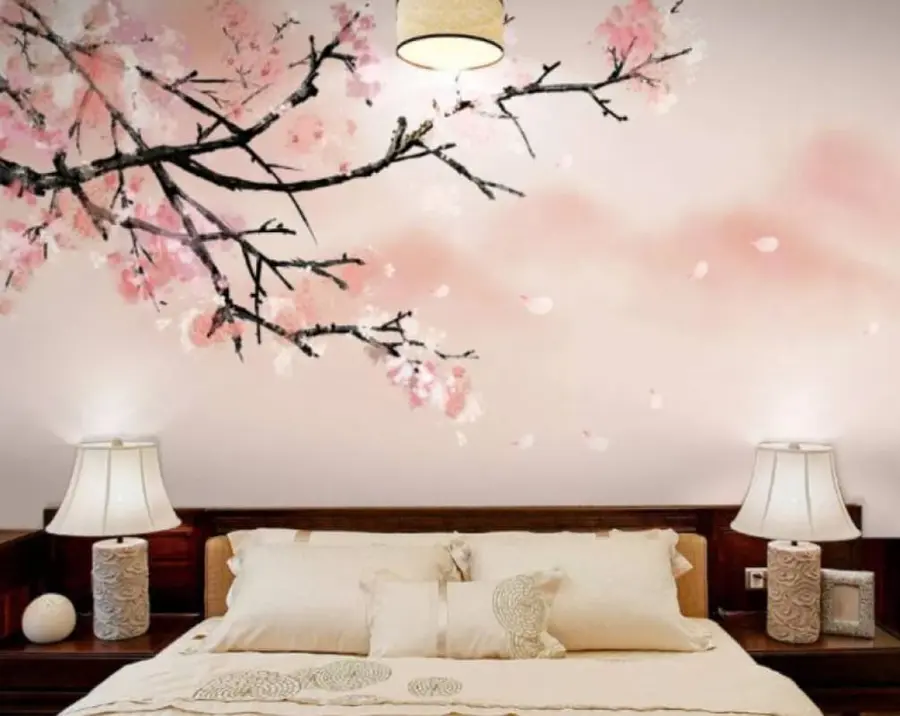 wall murals Blossoms dancing in gentle breeze u15866
