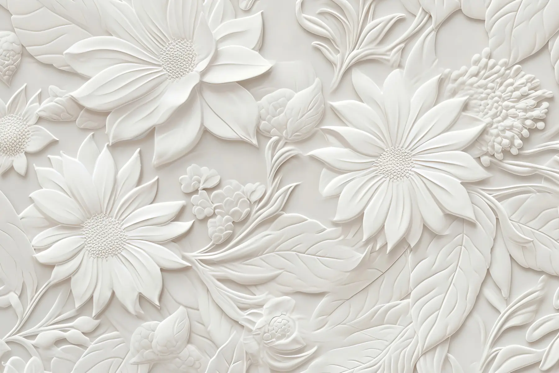 wall murals 3-D flowers u96695