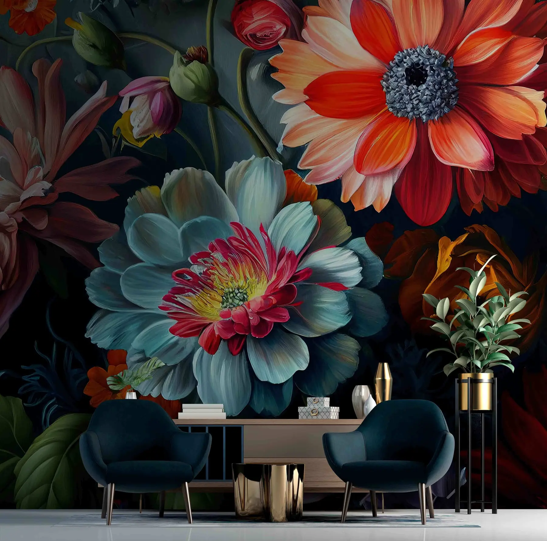 wall murals Flower spray u96631