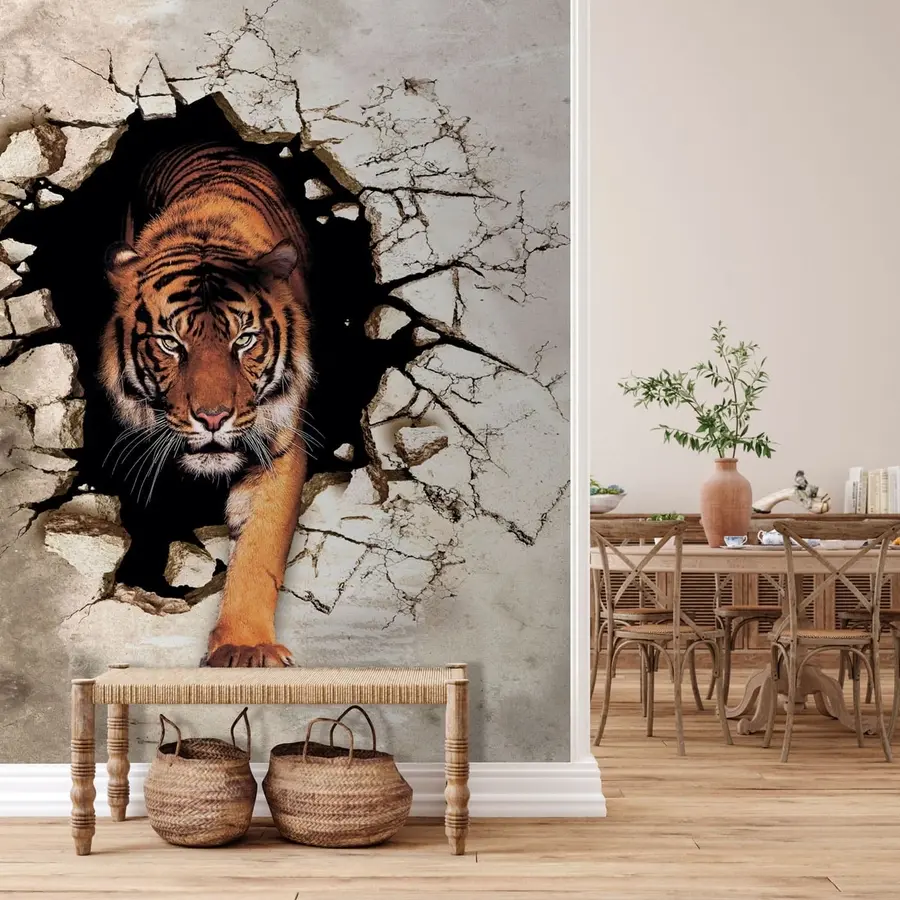 wall murals 3D tiger u97031