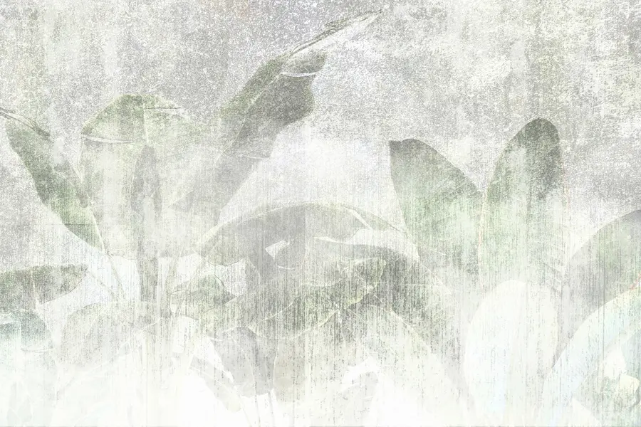 wall murals Tropical palm trees loft style u97030