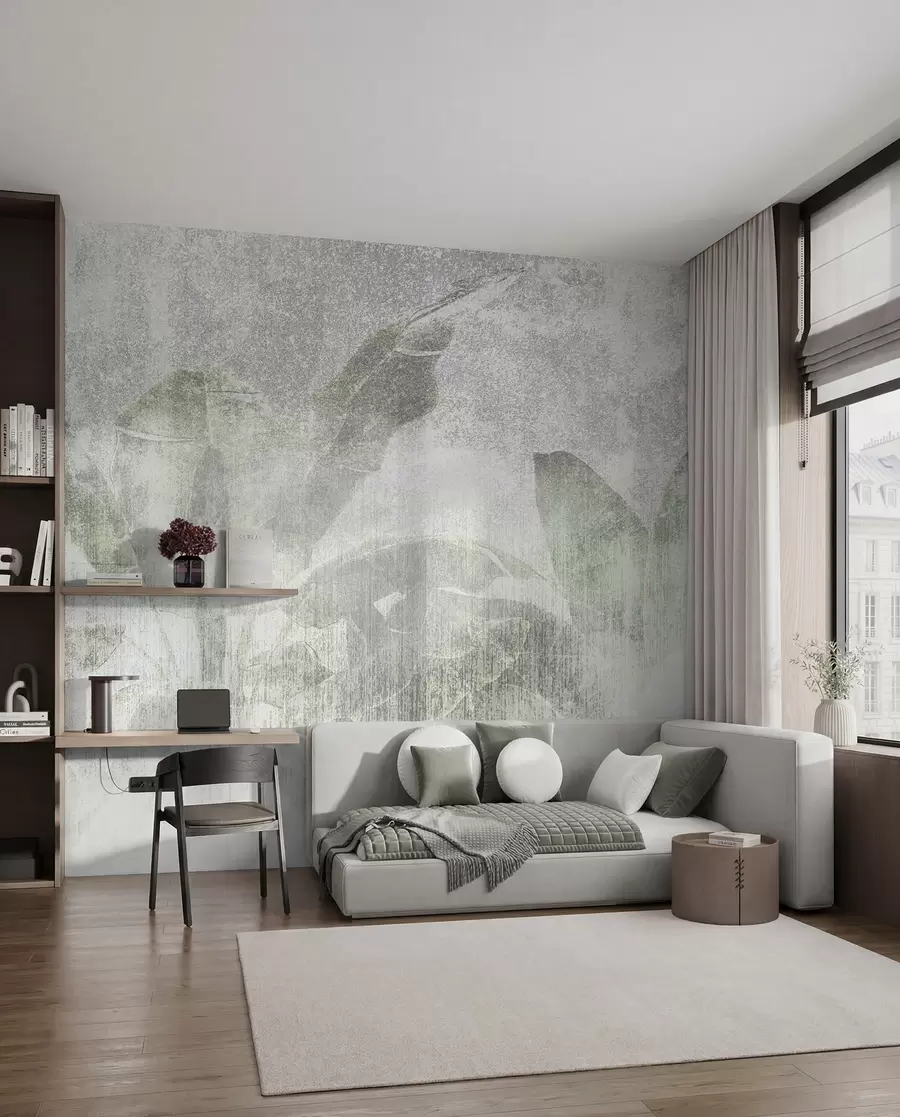 wall murals Tropical palm trees loft style u97030