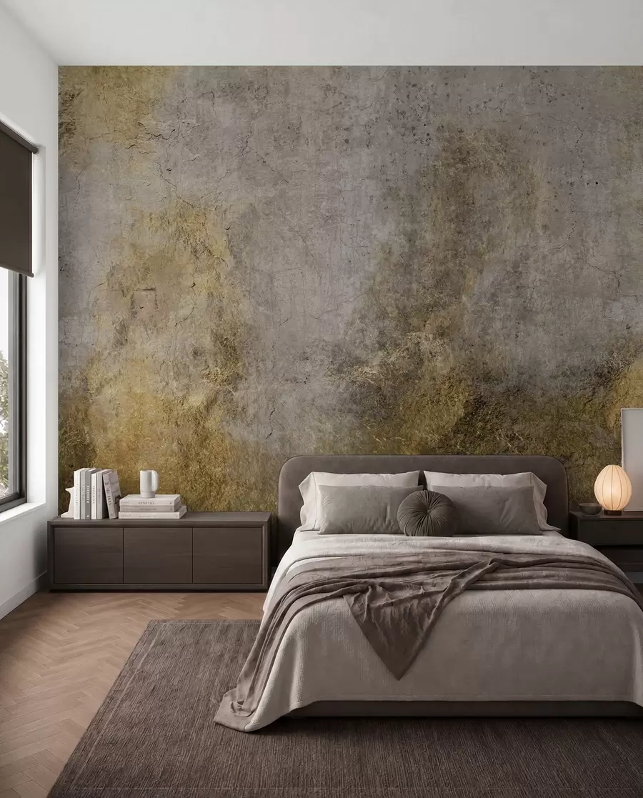 wall murals Rusty concrete wall u97226