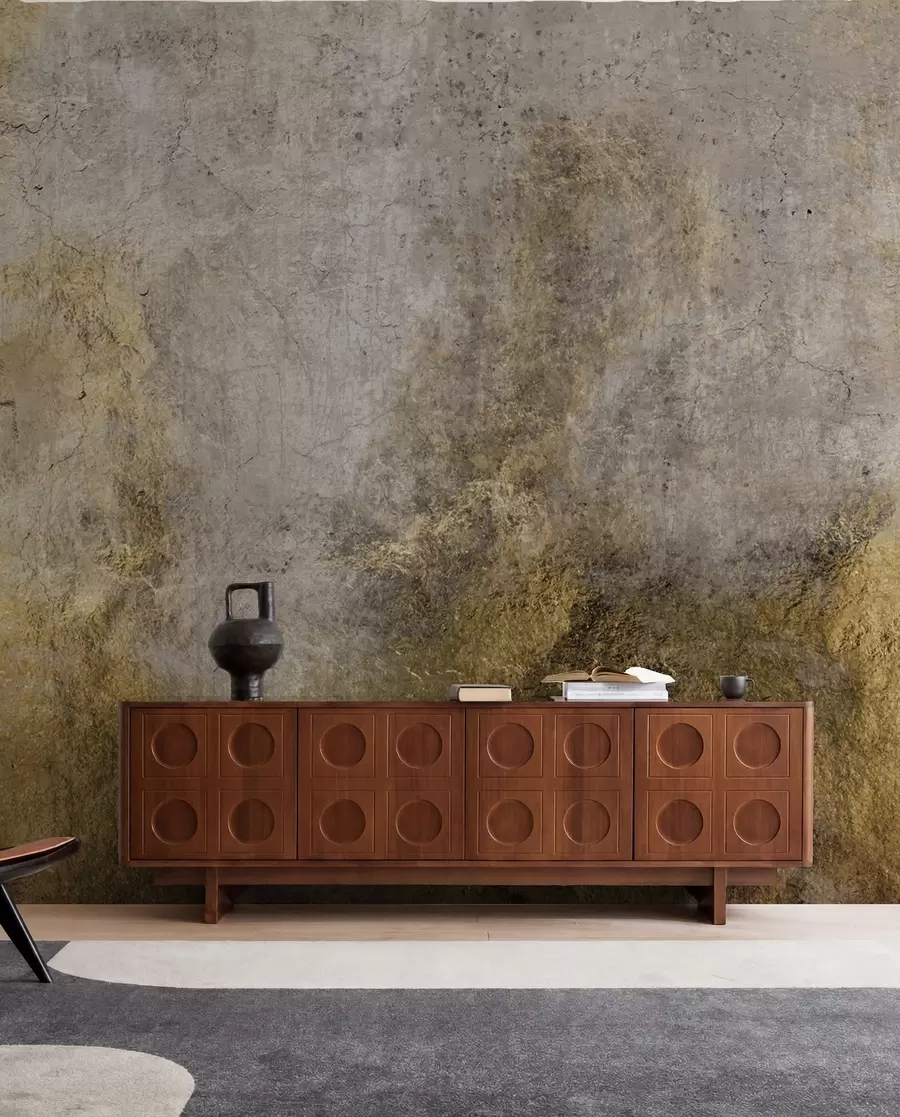 wall murals Rusty concrete wall u97226