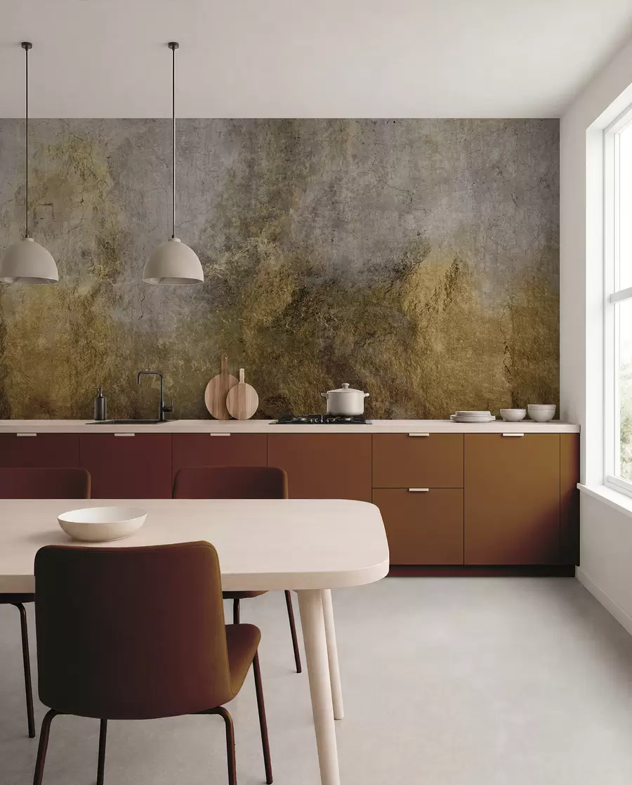 wall murals Rusty concrete wall u97226
