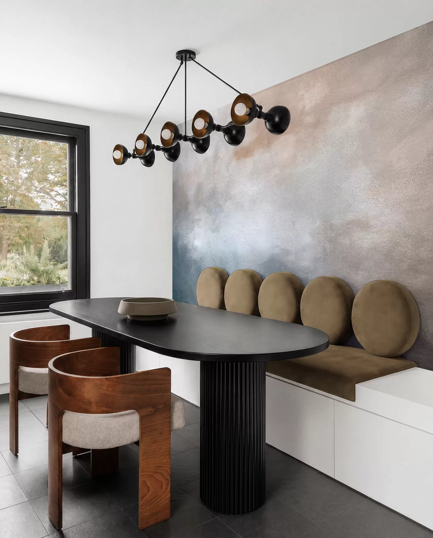 wall murals Smoky concrete u97229
