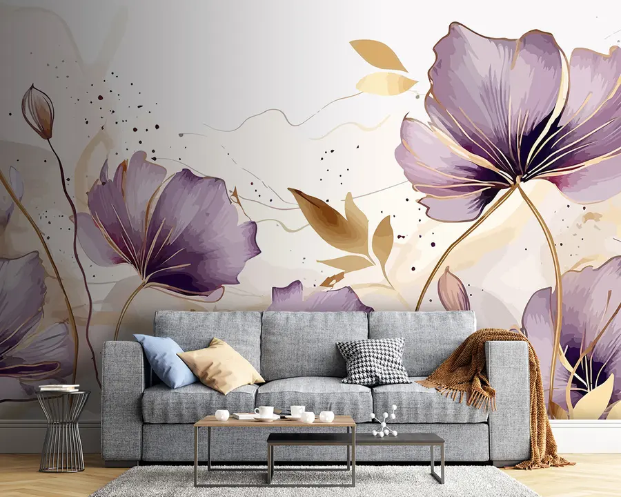 wall murals lilac flowers u96954