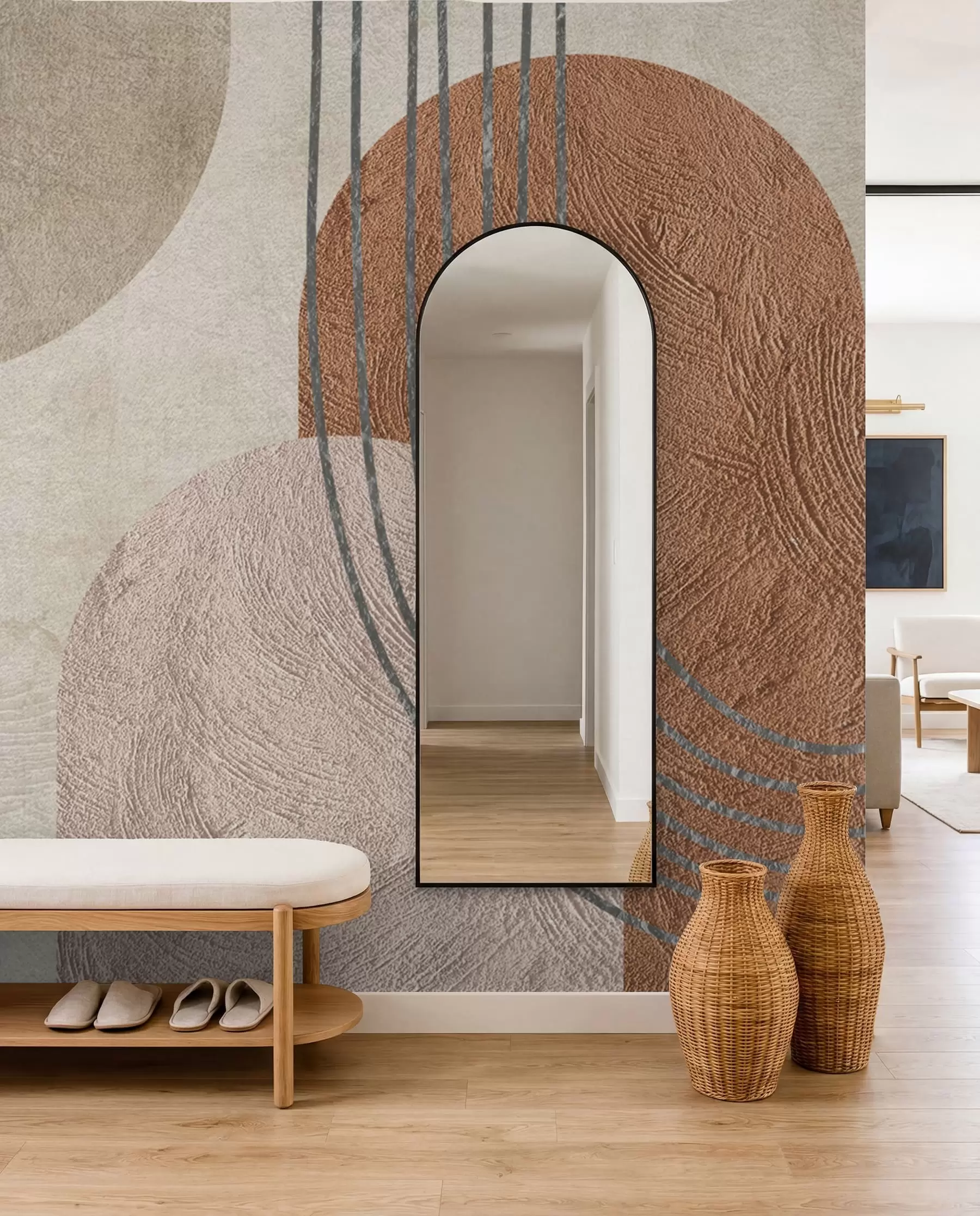 wall murals Abstract boho pattern u97255