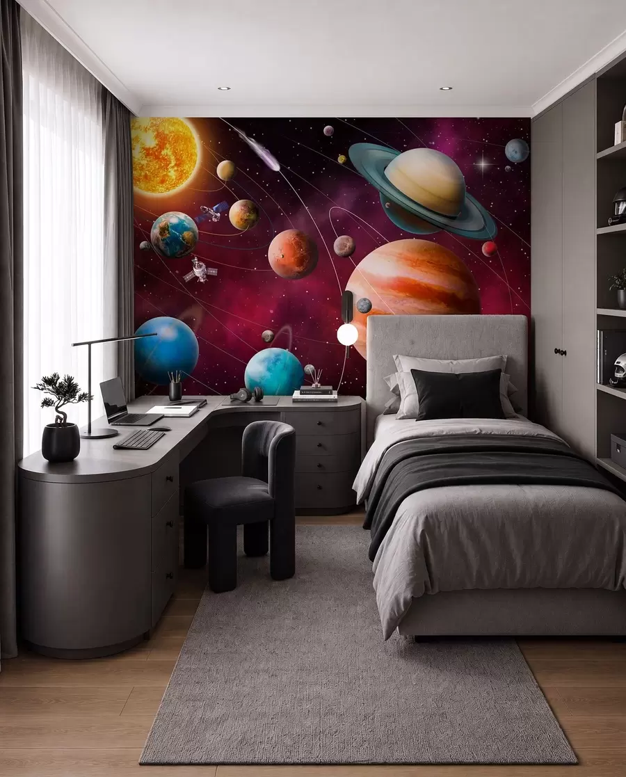 wall murals Space objects of the solar system u97423