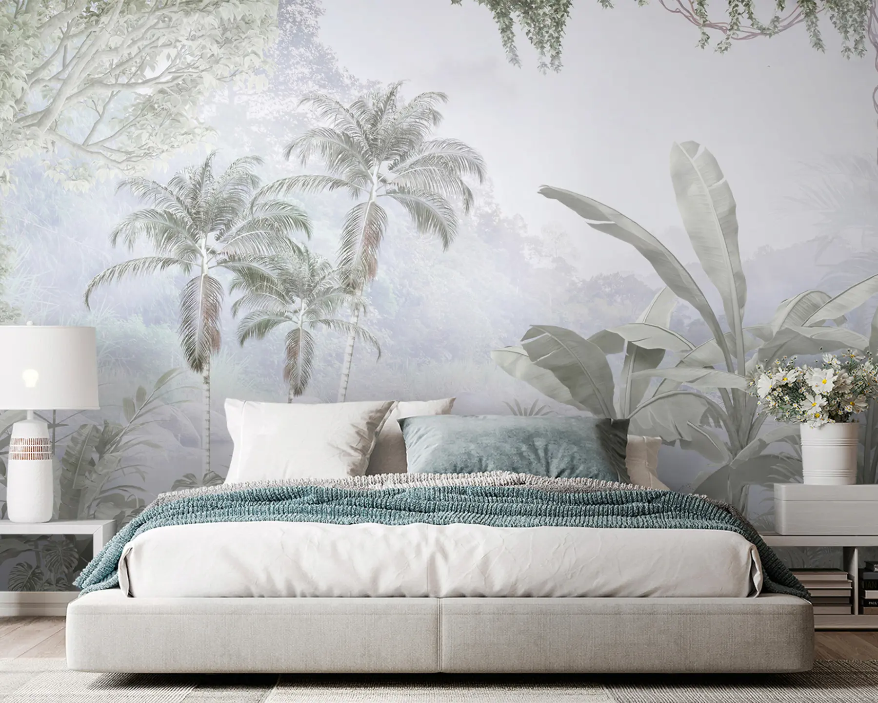 wall murals A tropical forest u97644