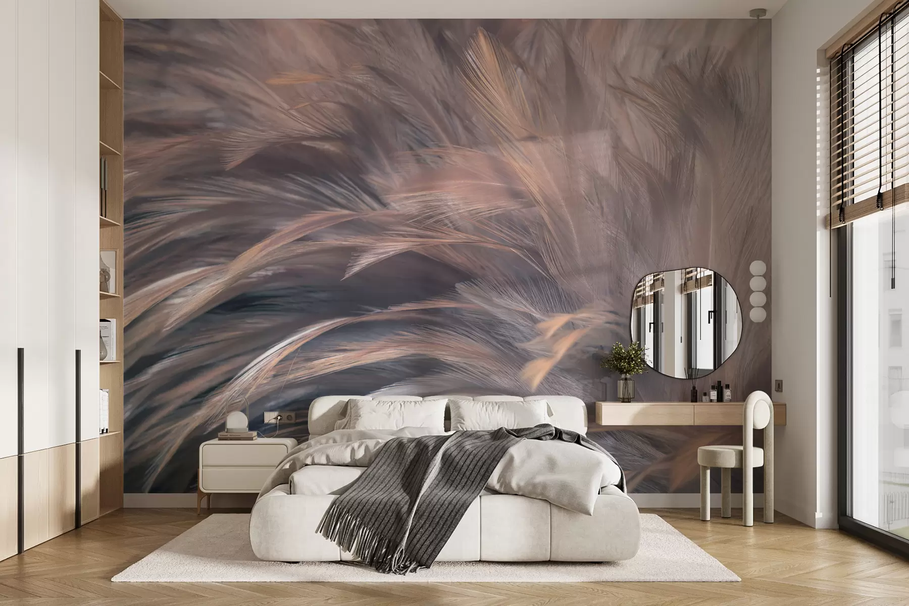 wall murals Feathers u96992