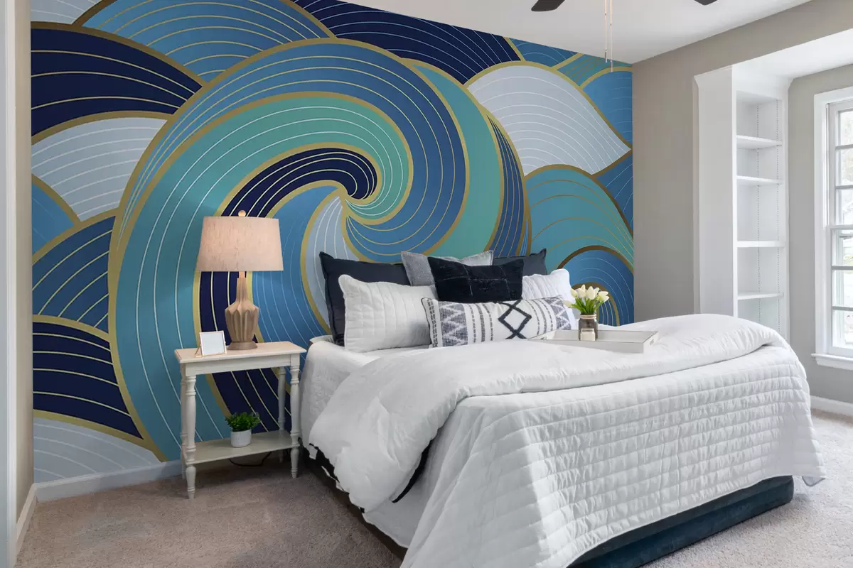 Wall murals Eastern waves u98590 buy Ireland - Uwalls.ie wall murals Eastern waves u98590