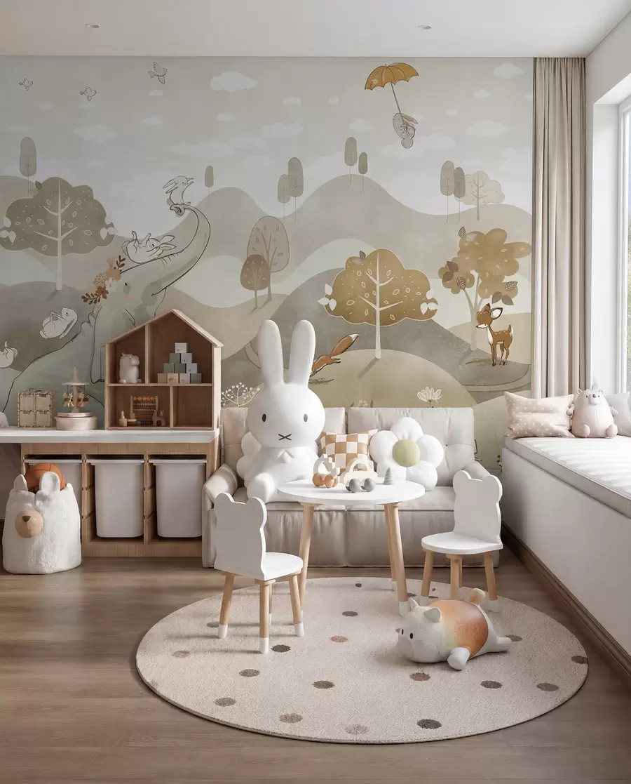 wall murals Woodland Storybook u98695
