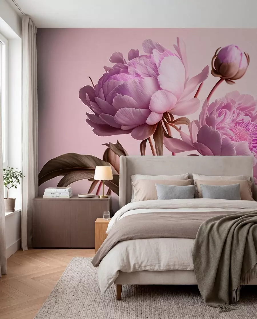 wall murals watercolour flowers u70658v2