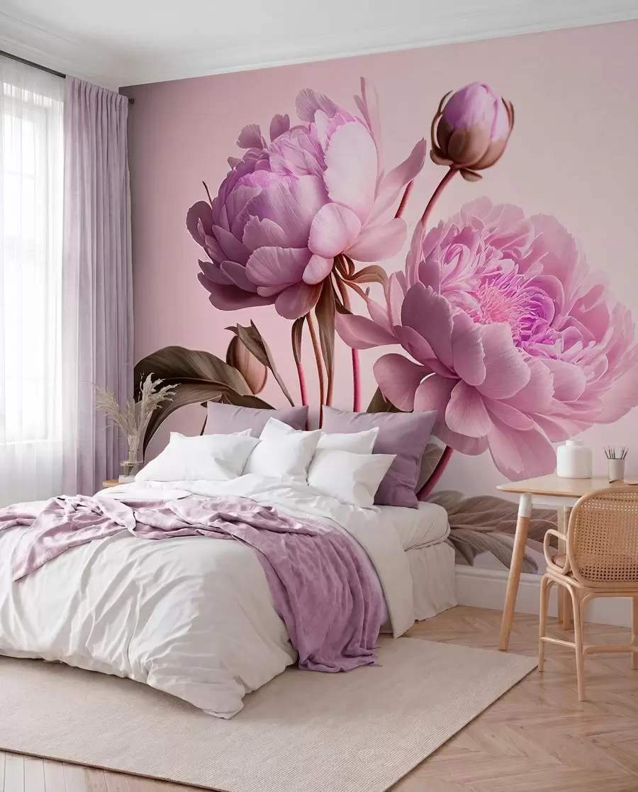wall murals watercolour flowers u70658v2