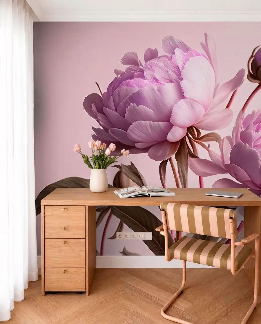 wall murals watercolour flowers u70658v2