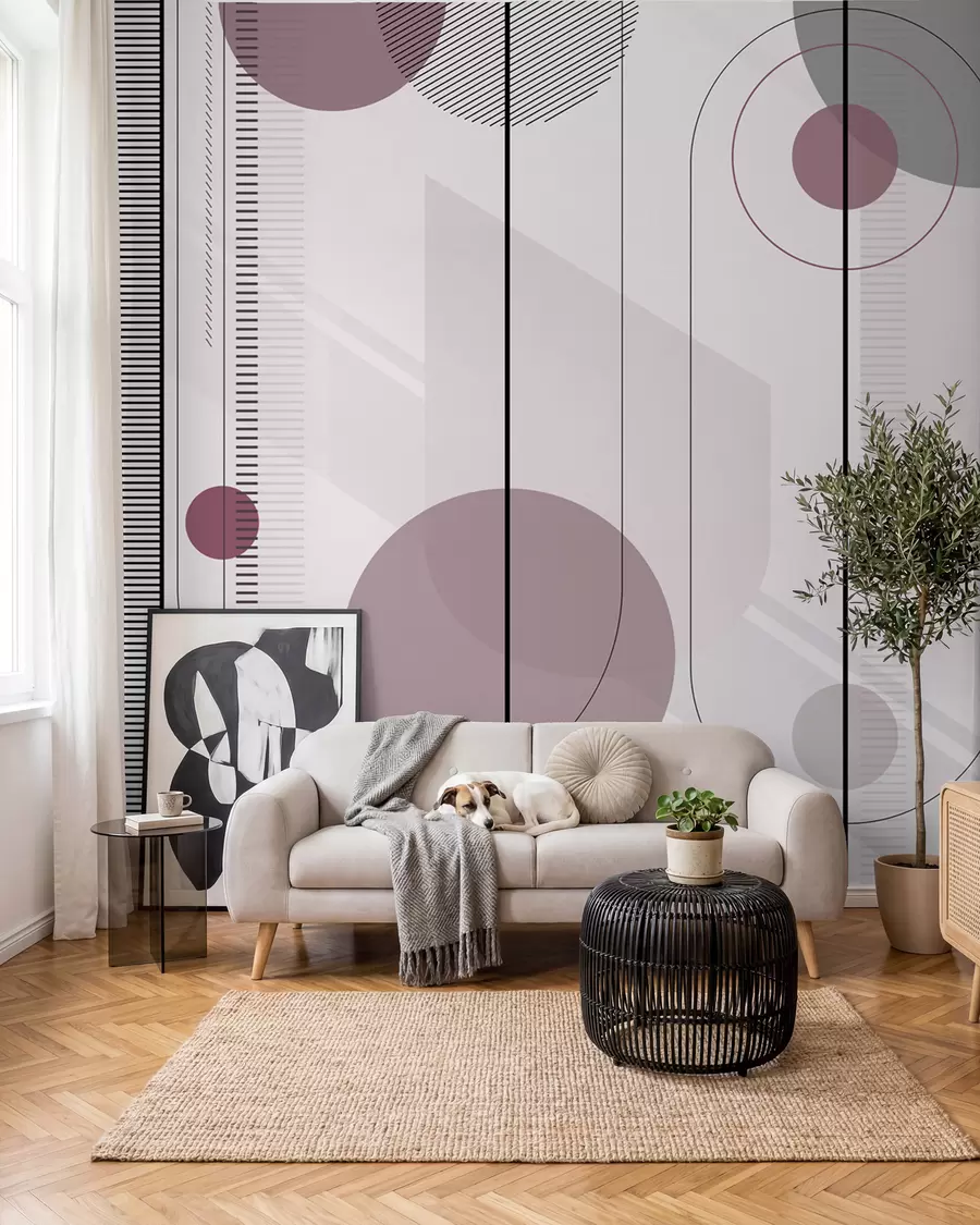 wall murals Geometric abstraction u95379v2