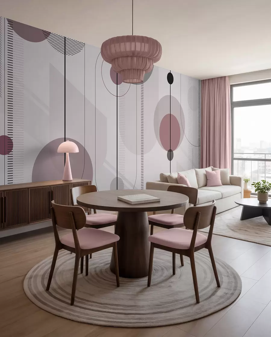 wall murals Geometric abstraction u95379v2