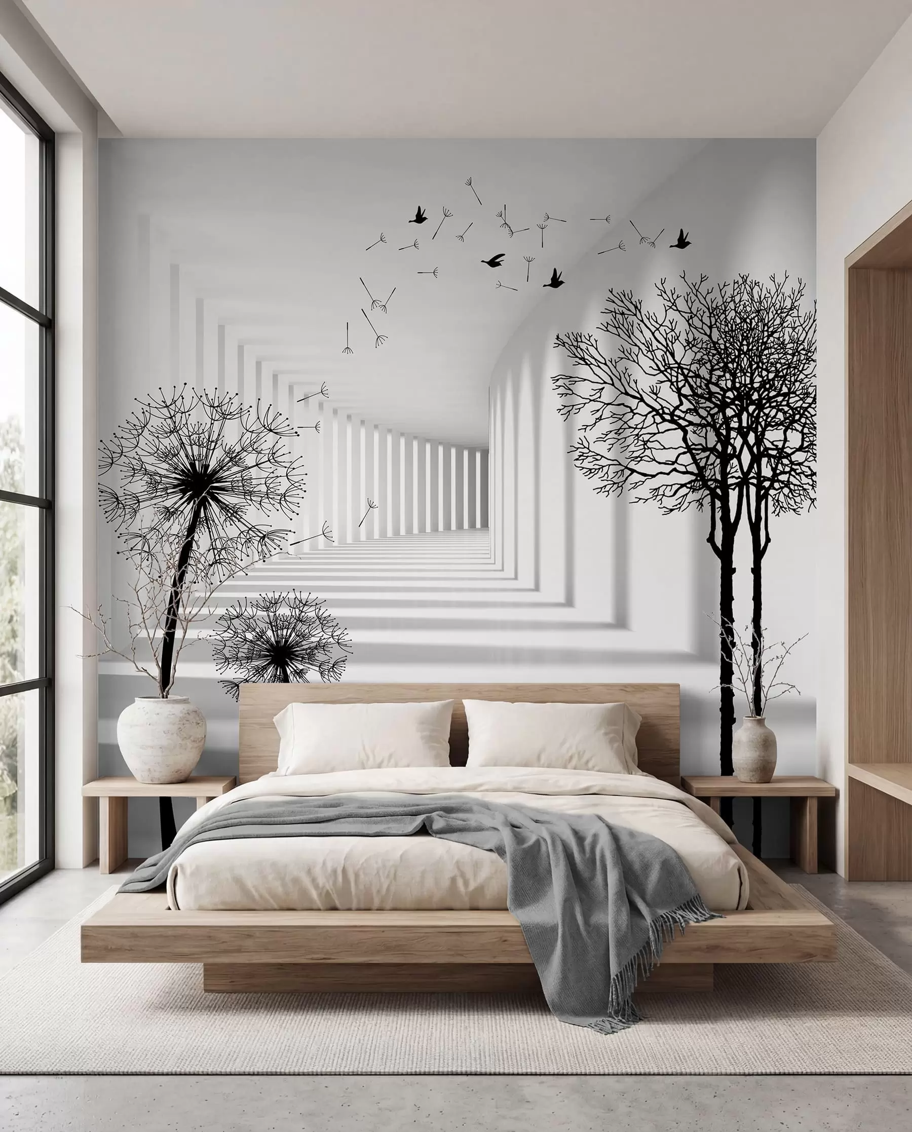 wall murals Depth and light u37803d1