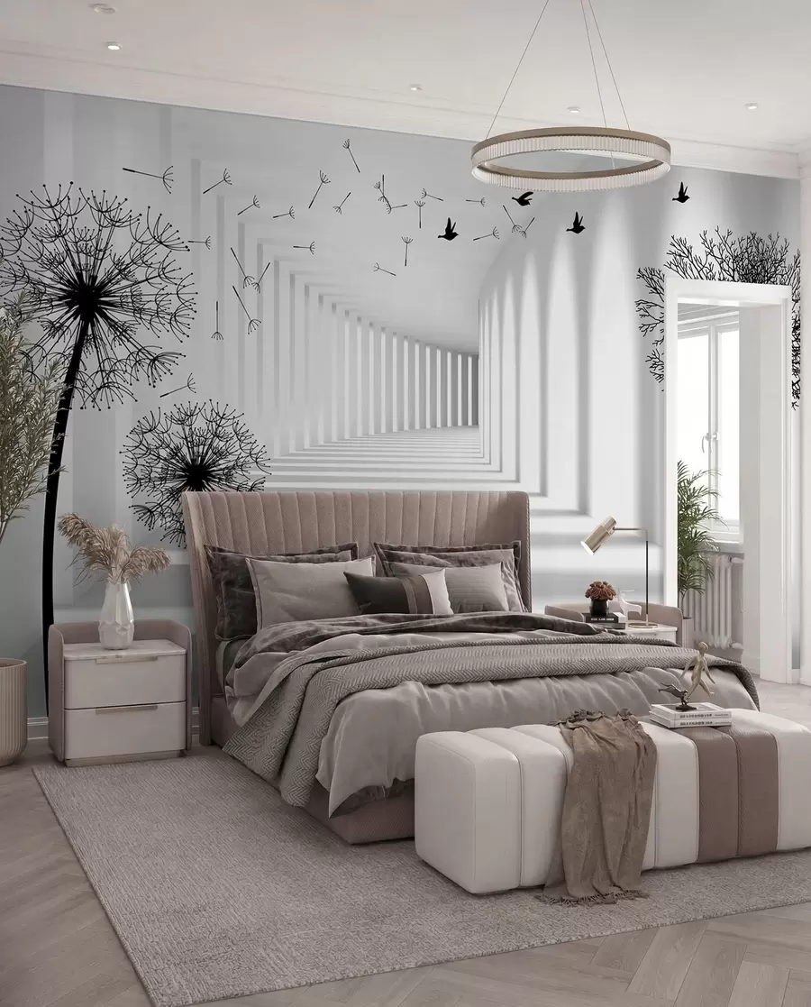 wall murals Depth and light u37803d2