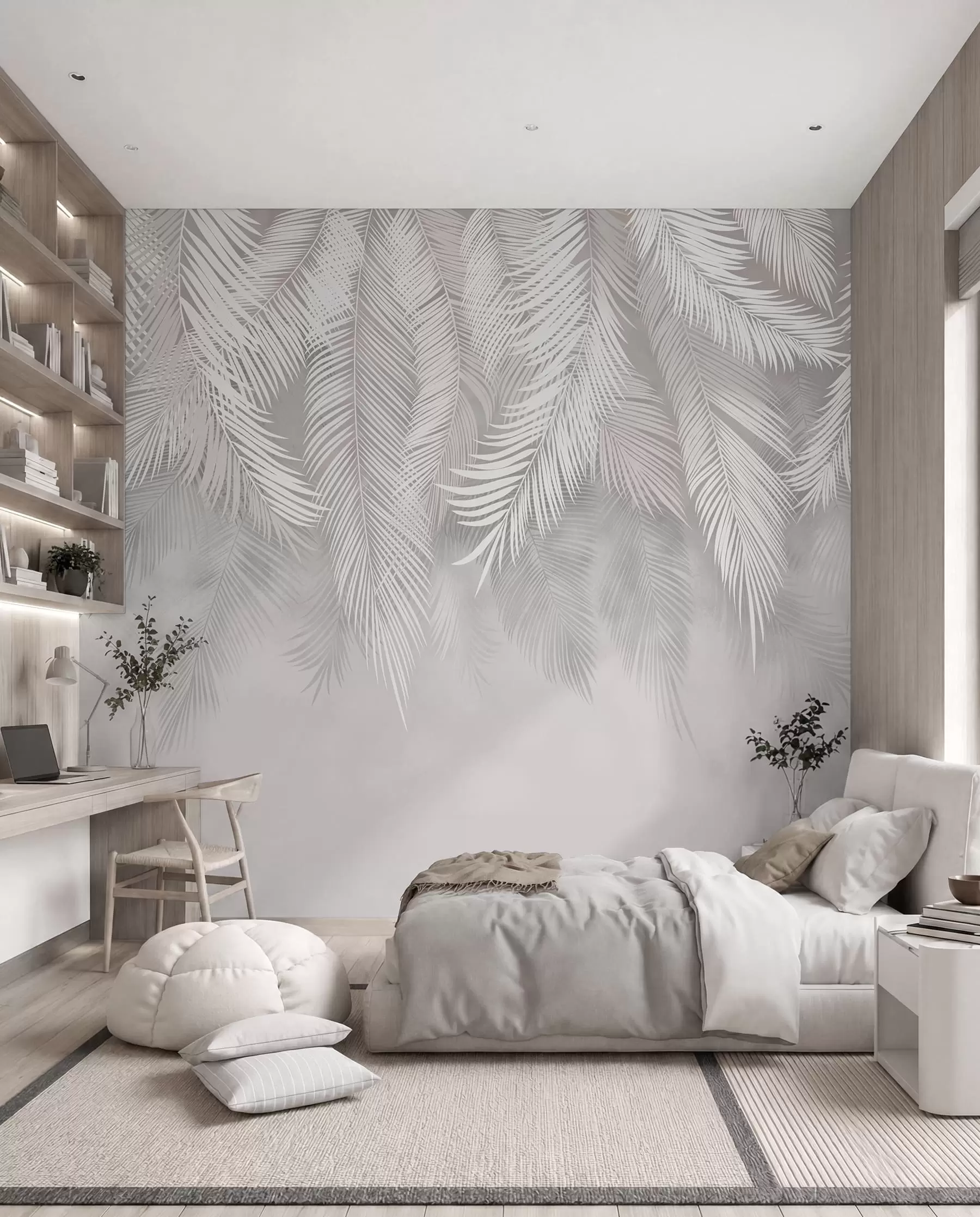 wall murals Dangling palm leaves u48556d1