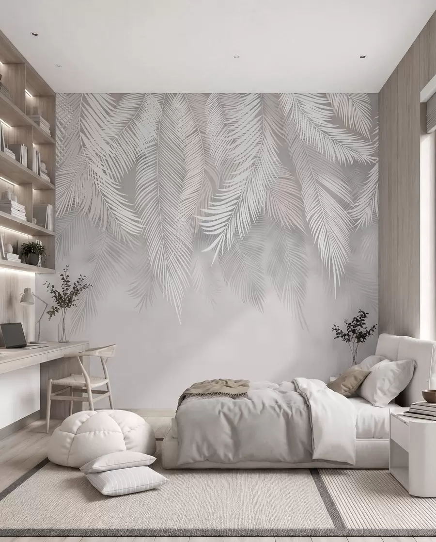 wall murals Dangling palm leaves u48556d1