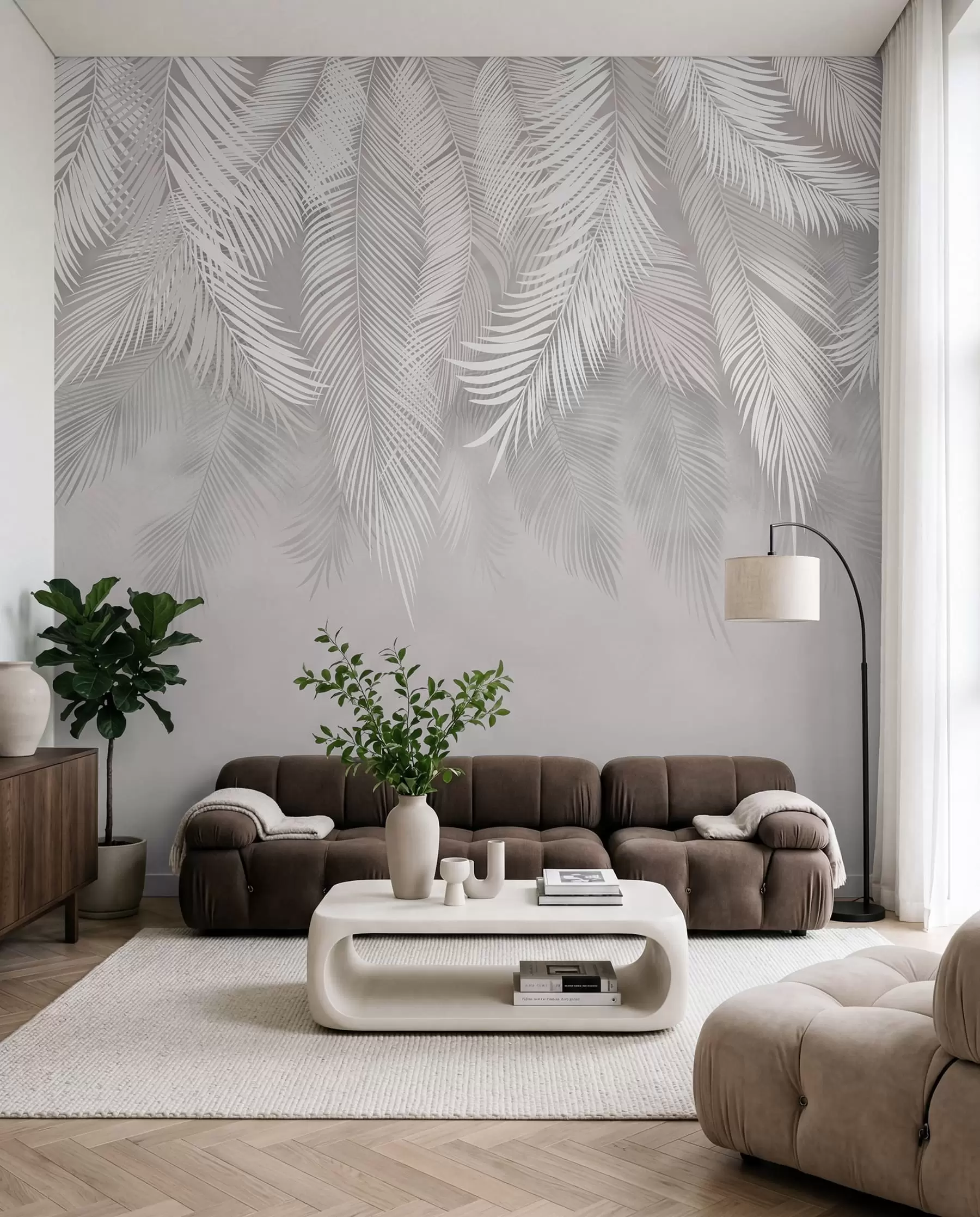wall murals Dangling palm leaves u48556d1
