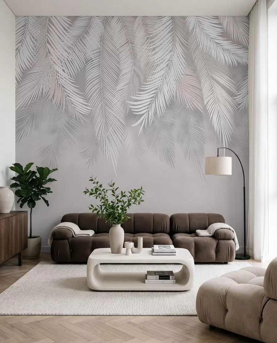 wall murals Dangling palm leaves u48556d1