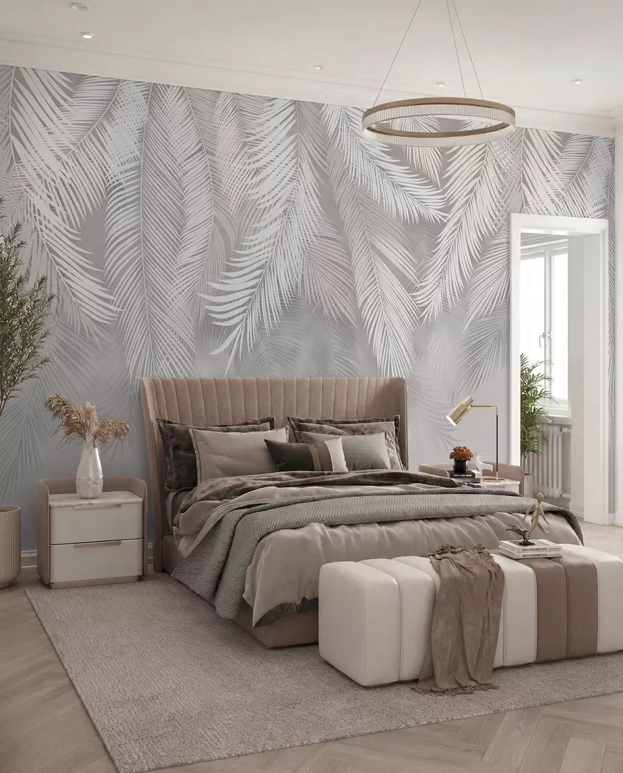 wall murals Dangling palm leaves u48556d2