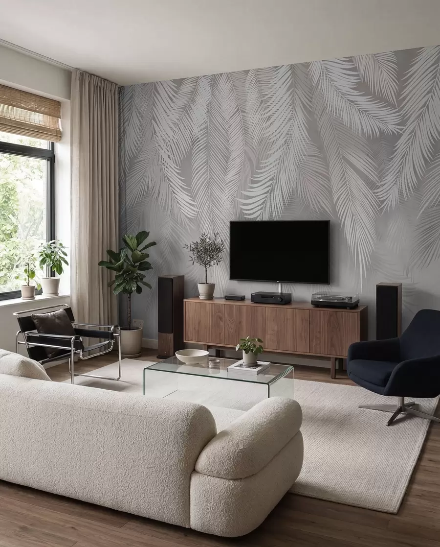 wall murals Dangling palm leaves u48556d2